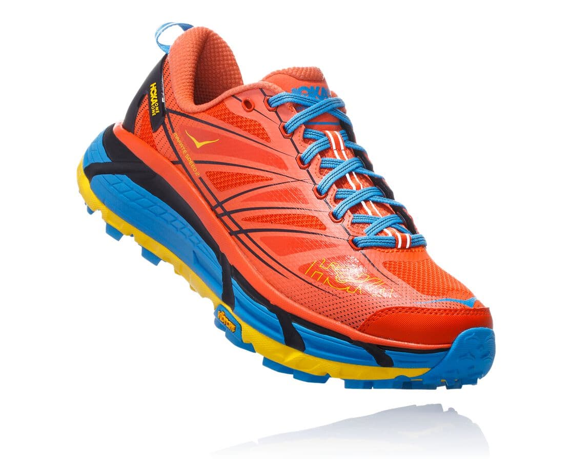 Hoka One One Mafate Speed 2 Férfi Túracipő Narancssárga [RGXHK-6831]